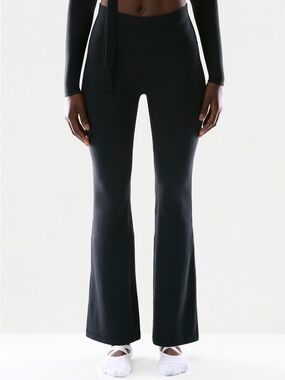 Aritzia Black High-Waist Flare Pants